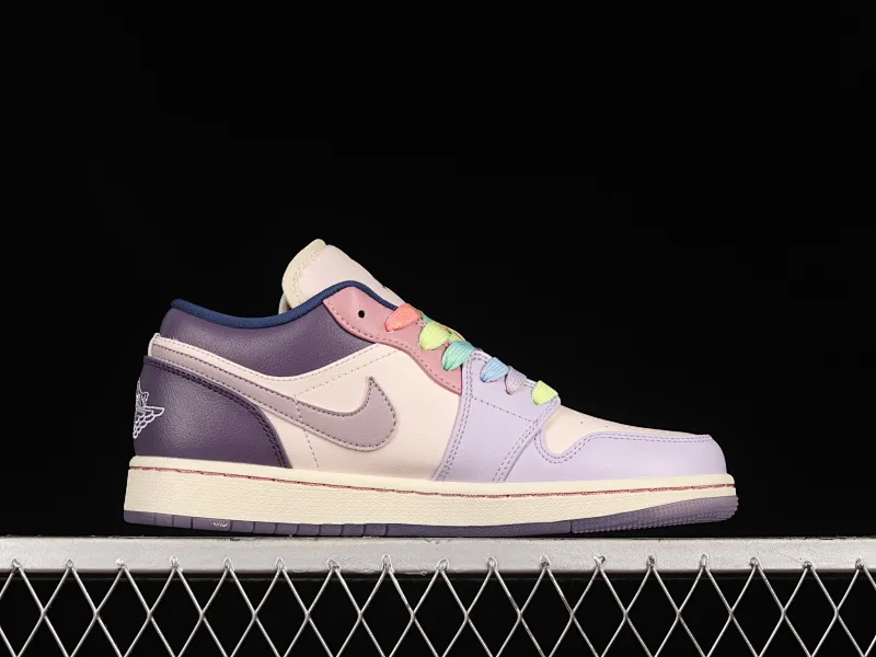 All categories Air Jordan Jordan series basketball shoes Air Jordan 1 Low Air Jordan 1 Low AJ1 Joe 1 pink and purple egg DZ2768-651